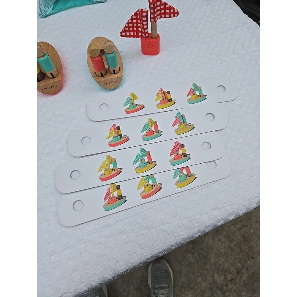 Lovevery Wooden Montessori Toy Lot Counting Sorting Fine Motor Baby Toddler Set